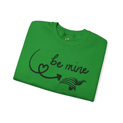 BE MINE Gnome Unisex Sweatshirt, Warm Crewneck Jumper, Comfy Pullover,