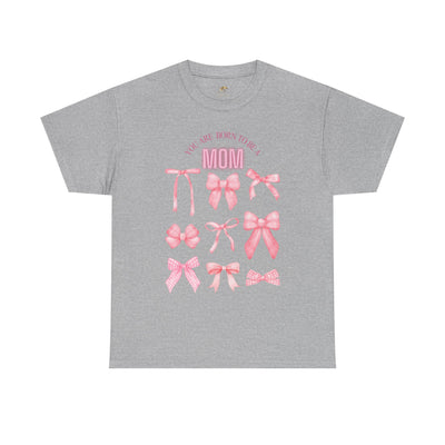 Cute Mom Tee, Personalized Mother Shirt, Family Gift, Mom Life Top, Mother's Day Present, Mommy Birthday Shirt - NOTALIFY