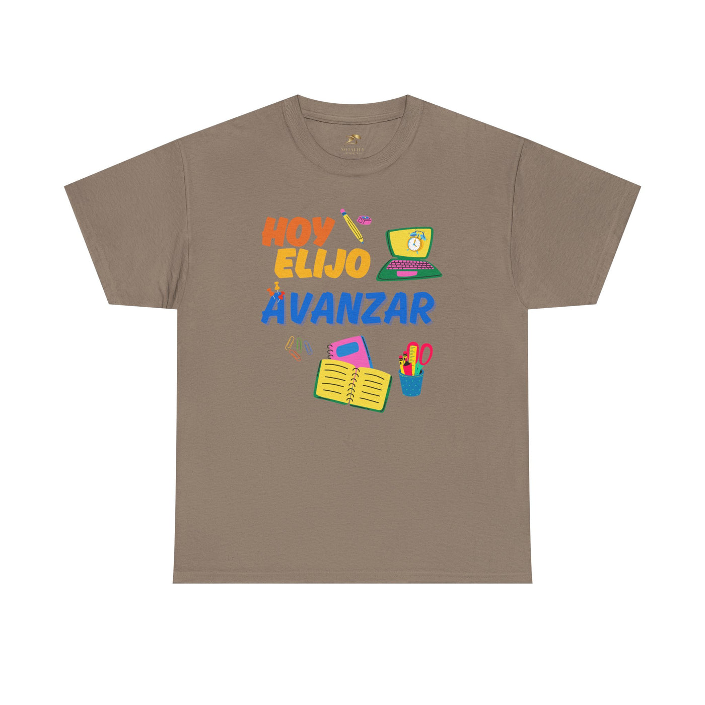 Hoy Elijo Avanzar Spanish Motivational T-Shirt | Back to School Teacher Tee | Growth Mindset Shirt | Spanish Student Gift | Unisex Tee