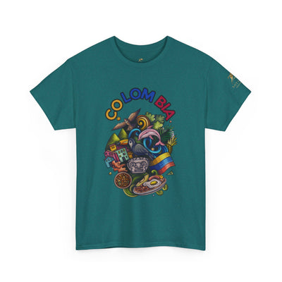 Colorful Unisex Heavy Cotton Tee with Joyful Message, Fun T-Shirt, Casual Wear, Gift for Friends, Summer Vibes, Festival Apparel - NOTALIFY