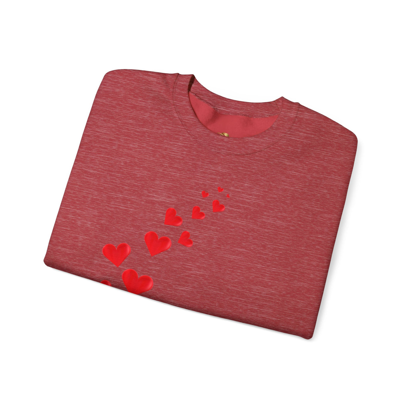 You are Enough Hearts Love Sweatshirt - Unisex Heavy Blend Crewneck, Gift for Him Her, Ultimate Comfort, Every Season, Unisex Sweatshirt - NOTALIFY