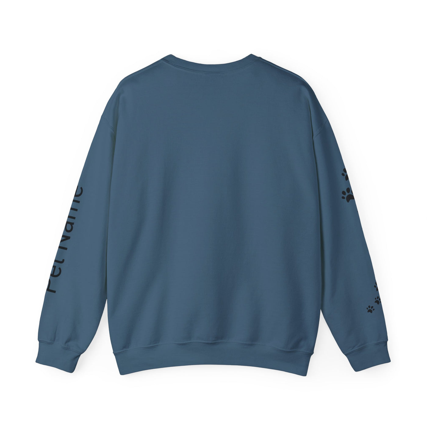 Labrador Lover Sweatshirt, Pet's Name Personalized, Labrador Dog Owner Apparel, Custom Dog Paw Print Jumper, Comfy Crewneck - NOTALIFY