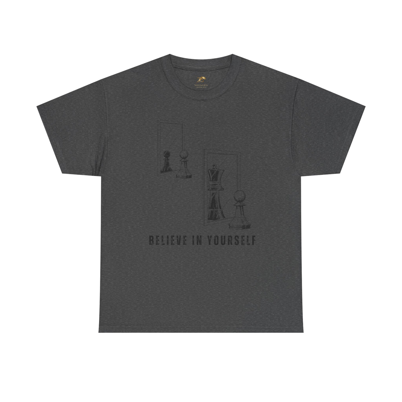 Believe in Yourself. Chess Pawn to King Reflection Tee | Inspirational Self-Esteem Tee | Motivational Shirt | Growth Mindset Gift | Unisex