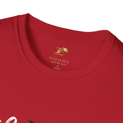Youth Day Celebration unisex red t-shirt with colored dots, classic fit, crew neckline, made of 100% ring-spun cotton for comfort and durability