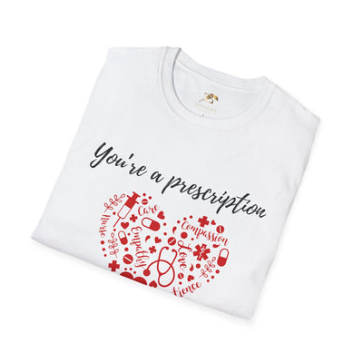 Love Prescription T-Shirt, Valentine's Day Gift, Couples Shirt, Enamorados Tee, San Valentin Apparel, Feb 14 Top - NOTALIFY