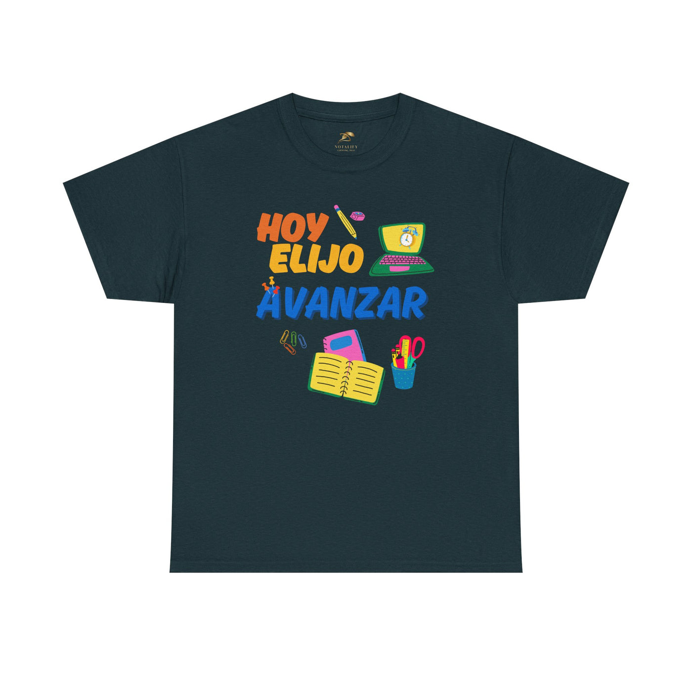 Hoy Elijo Avanzar Spanish Motivational T-Shirt | Back to School Teacher Tee | Growth Mindset Shirt | Spanish Student Gift | Unisex Tee