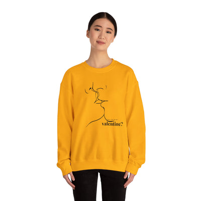 Valentines Couples KISSING Unisex Sweatshirt, Heart Fixed Enamorados, Sexy Romantic Gift, Will you be my VALENTINES, Valentines Day - NOTALIFY