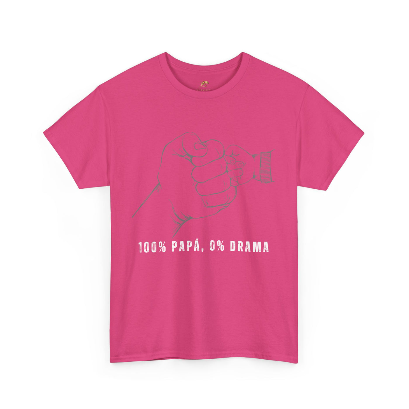100 Percent Papá 0 Percent Drama Shirt | Funny Spanish Dad Tee | Fathers Day Gift for Dad| Cool Latino Dad Shirt | Parent Humor Graphic Tee