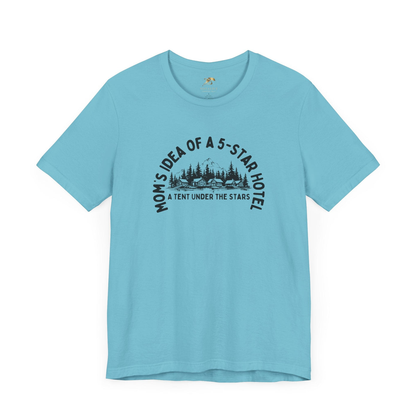 Mom's 5-Star Hotel Camping Tee, Unisex Comfort Shirt, Nature Lover Gif