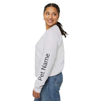 Dachshund Dog Lover Sweatshirt, Pet's Name Personalized Gift Idea, Dachshund Dog Owner Apparel, Custom Dog Paw Print Jumper, Comfy Crewneck - NOTALIFY