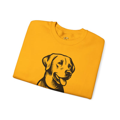 Labrador Lover Sweatshirt, Pet's Name Personalized, Labrador Dog Owner Apparel, Custom Dog Paw Print Jumper, Comfy Crewneck - NOTALIFY