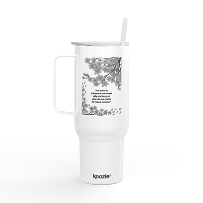 Floral Insulated Tumbler, Custom Drinkware for Moms - Personalized 40oz Gift for Birthdays, Mother's Day, Special Occasions, Engraving - NOTALIFY