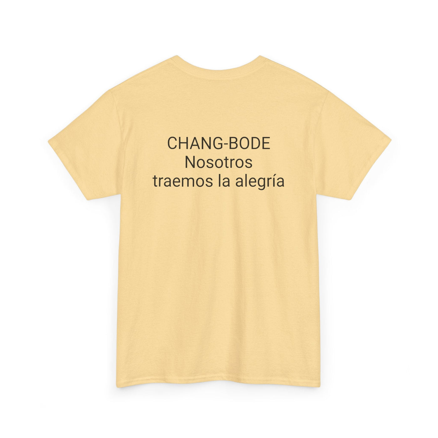 Colorful Unisex Heavy Cotton Tee with Joyful Message, Fun T-Shirt, Cas