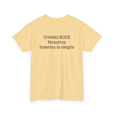 Colorful Unisex Heavy Cotton Tee with Joyful Message, Fun T-Shirt, Cas