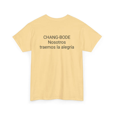 Colorful Unisex Heavy Cotton Tee with Joyful Message, Fun T-Shirt, Cas