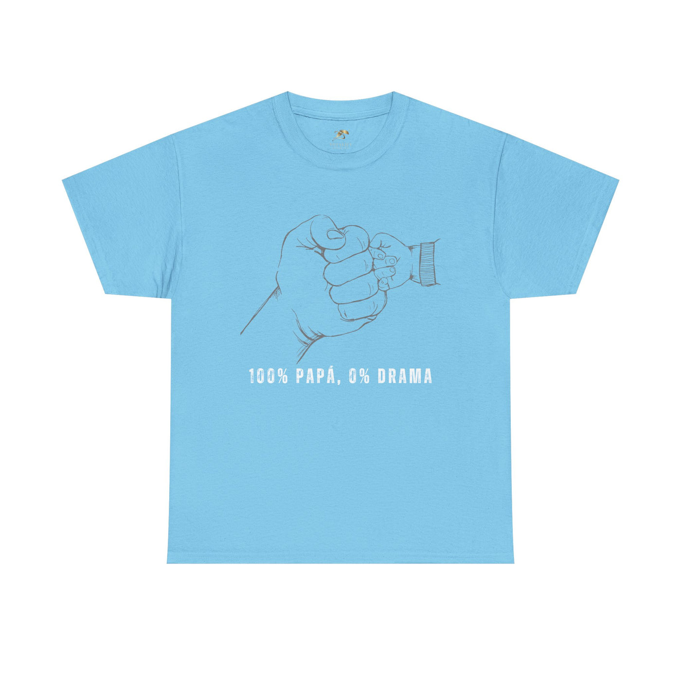 100 Percent Papá 0 Percent Drama Shirt | Funny Spanish Dad Tee | Fathers Day Gift for Dad| Cool Latino Dad Shirt | Parent Humor Graphic Tee
