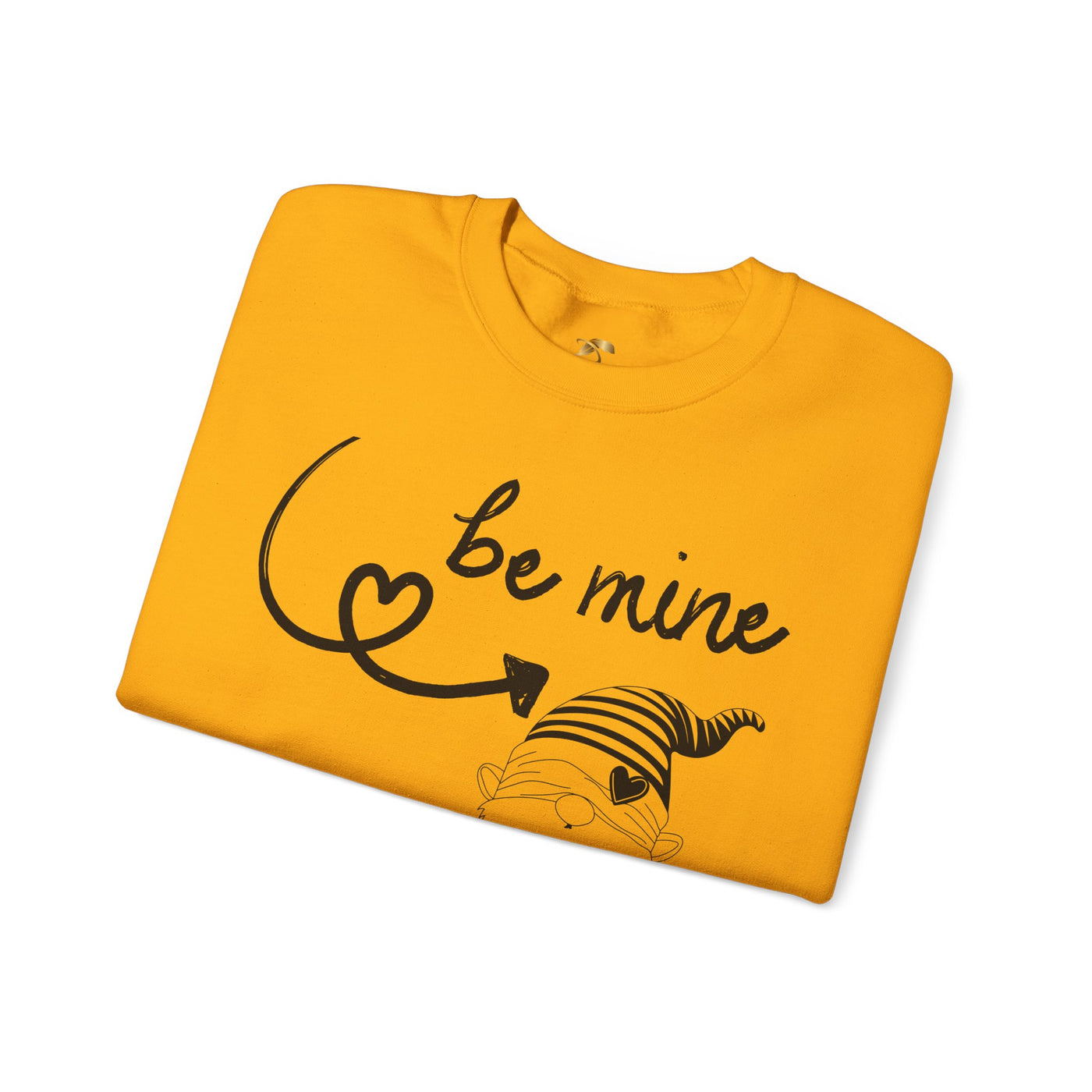 BE MINE Gnome Unisex Sweatshirt, Warm Crewneck Jumper, Comfy Pullover,