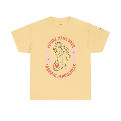 Maternity T-Shirt, Future Mama Bear, Training in Progress, Pregnancy Announcement Shirt, Baby Shower Gift, Gender Reveal Top, Mother's Day - NOTALIFY
