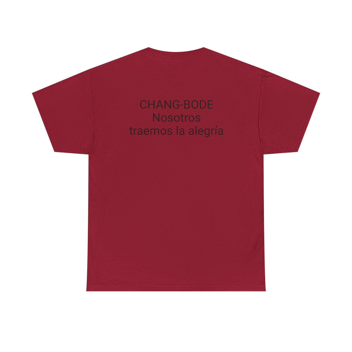 Colorful Unisex Heavy Cotton Tee with Joyful Message, Fun T-Shirt, Cas