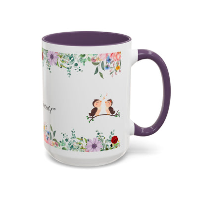 Mug, Inspirational Ceramic Cup w/ Flower Design, Bloom where you are planted, Gift for her/him, Quote Tea Mug, Home Office Decor, - NOTALIFY