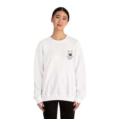 Frenchie Mom Embroidery Sweatshirt, Mother's Day Gift, Cute Dog Lover Jumper, French Bulldog Crewneck, Gift for Mom, Pet Owner Sweater - NOTALIFY