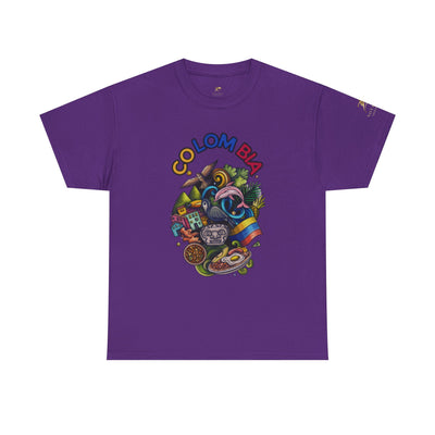 Colorful Unisex Heavy Cotton Tee with Joyful Message, Fun T-Shirt, Casual Wear, Gift for Friends, Summer Vibes, Festival Apparel - NOTALIFY