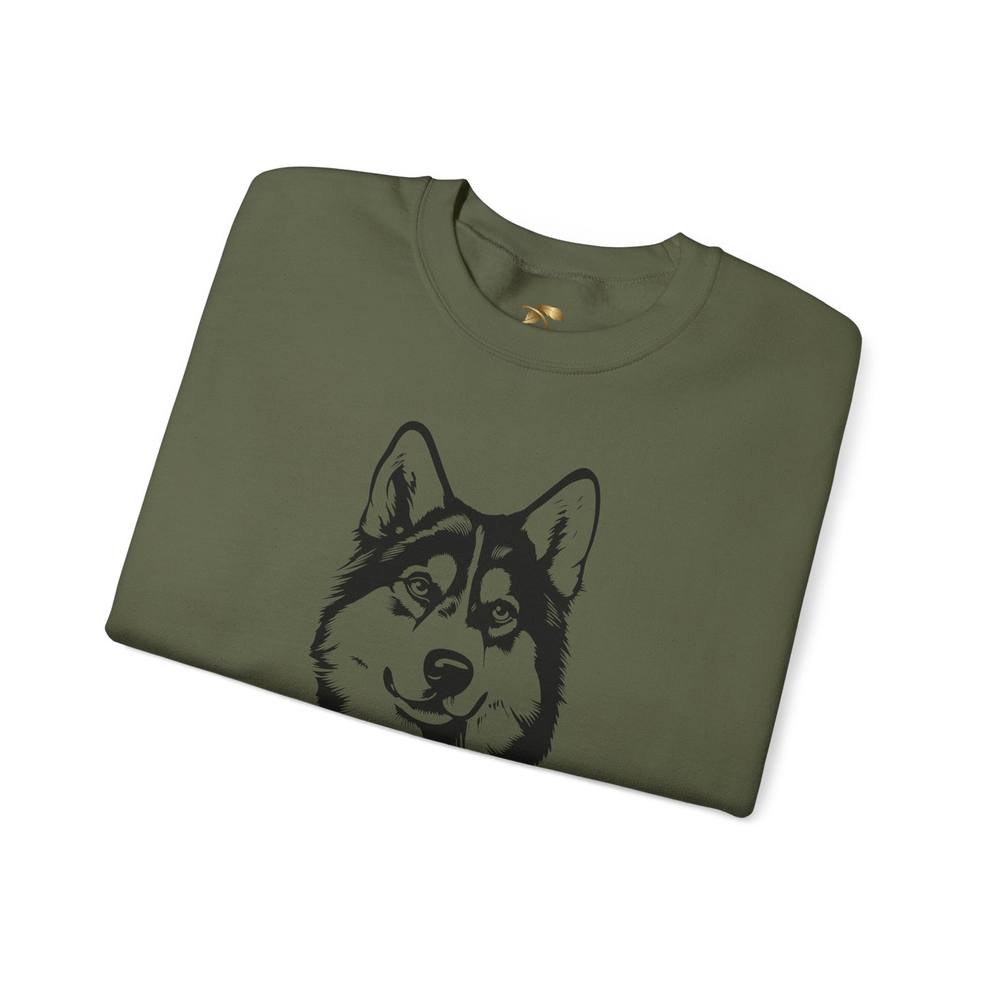 Husky Lover Sweatshirt, Pet's Name Personalized Gift Idea, Husky Dog Owner Apparel, Custom Dog Paw Print Jumper, Comfy Crewneck - NOTALIFY