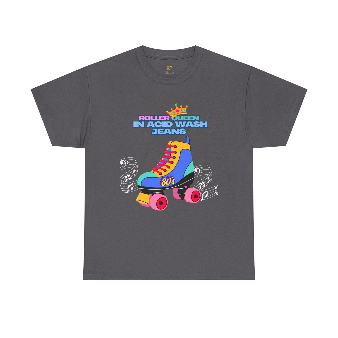 Roller Queen in Acid Wash Tee, Vintage Roller Skating Shirt, Retro 80s Graphic Tee, Unisex Graphic T-Shirt, Roller Derby Shirt, Roller Disco - NOTALIFY
