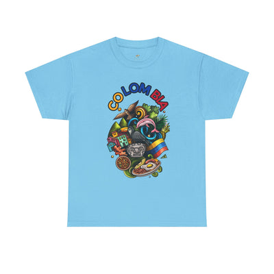 Colorful Unisex Heavy Cotton Tee with Joyful Message, Fun T-Shirt, Casual Wear, Gift for Friends, Summer Vibes, Festival Apparel - NOTALIFY