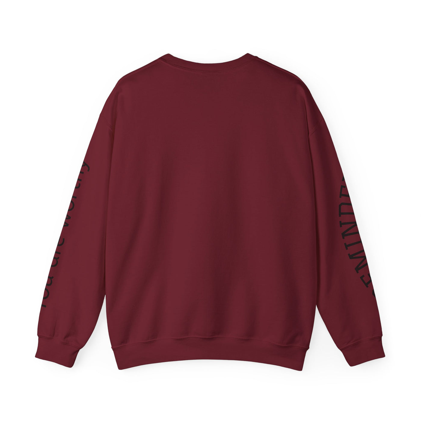 You are Enough Hearts Love Sweatshirt - Unisex Heavy Blend Crewneck, Gift for Him Her, Ultimate Comfort, Every Season, Unisex Sweatshirt - NOTALIFY
