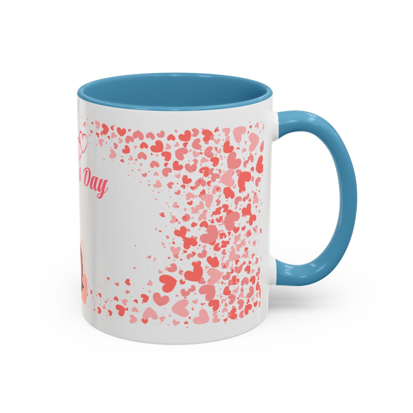 Cute Hearts Mug – Mother's Day Gift for Mom, Tea & Coffee Cup