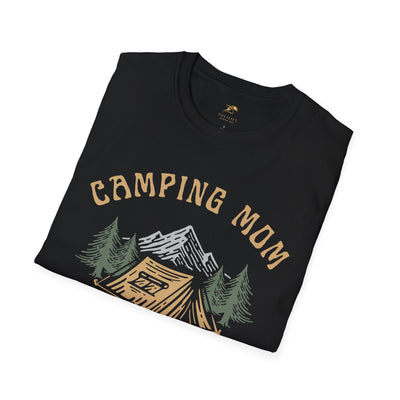 Camping Mom T-Shirt, Campfire Memories Tee, Outdoor Adventure Shirt, N