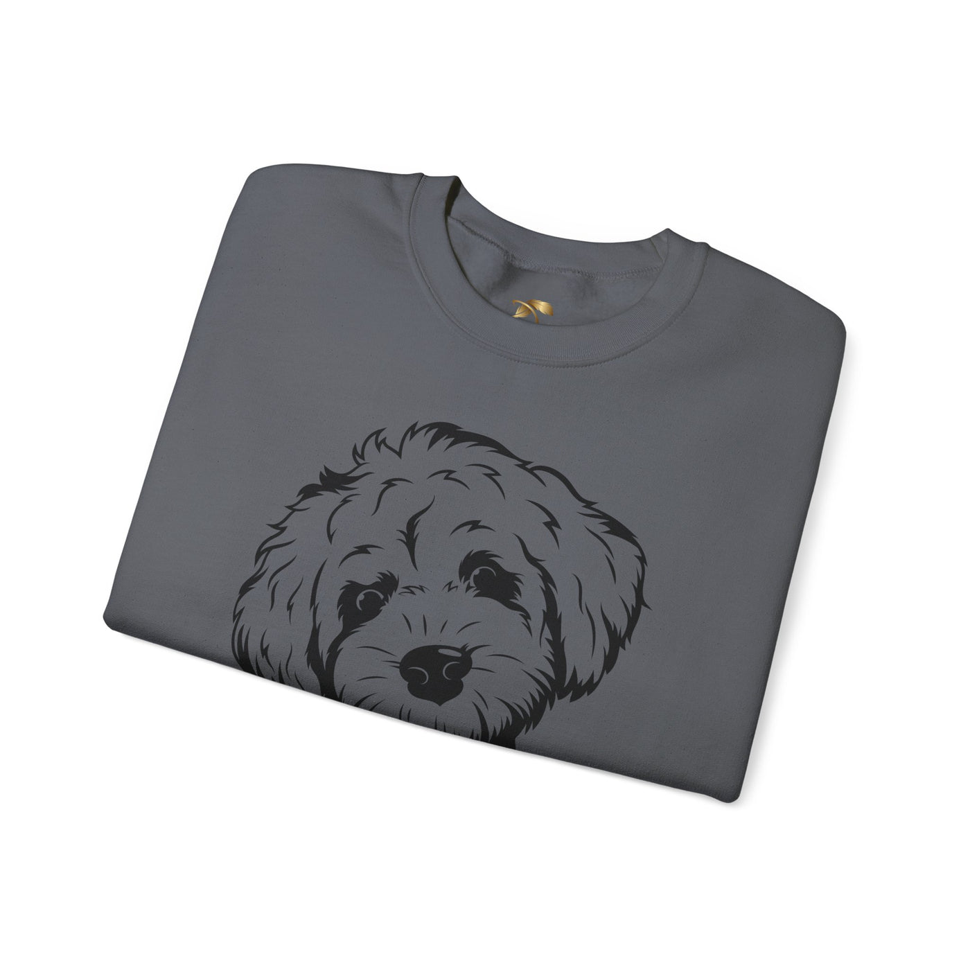 Poodle Dog Lover Sweatshirt, Pet's Name Personalized Gift Idea, Poodle Dog Owner Apparel, Custom Dog Paw Print Jumper, Comfy Crewneck - NOTALIFY