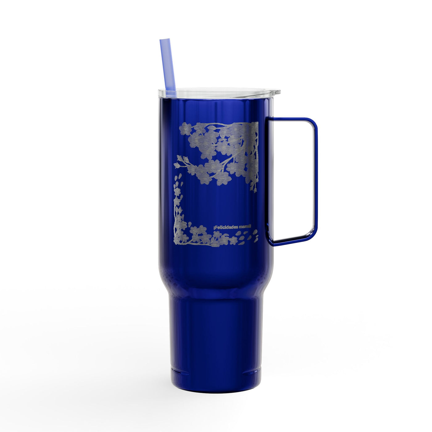 Floral Insulated Tumbler, Custom Drinkware for Moms - Personalized 40oz Gift for Birthdays, Mother's Day, Special Occasions, Engraving - NOTALIFY