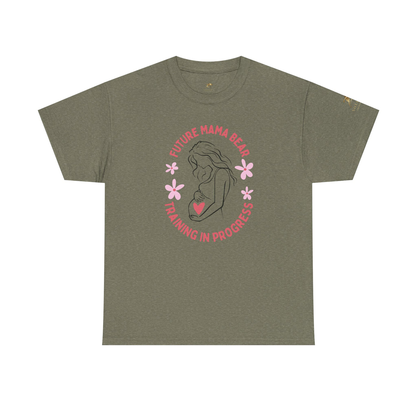 Maternity T-Shirt, Future Mama Bear, Training in Progress, Pregnancy A