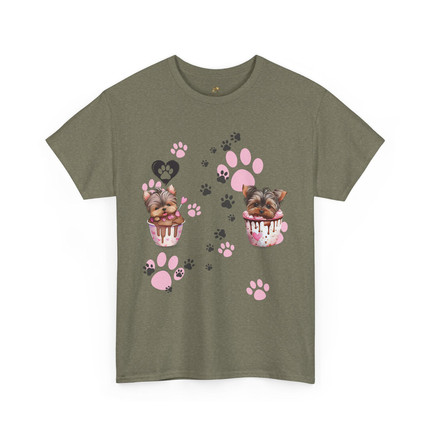 Pet Lover Unisex Heavy Cotton Tee, Love My Pet Shirt, Dog Cat Owner Gift, Animal Lover Apparel, Customized Pet Tee - NOTALIFY