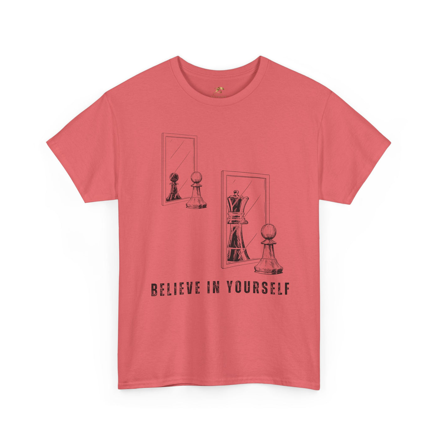 Believe in Yourself. Chess Pawn to King Reflection Tee | Inspirational Self-Esteem Tee | Motivational Shirt | Growth Mindset Gift | Unisex