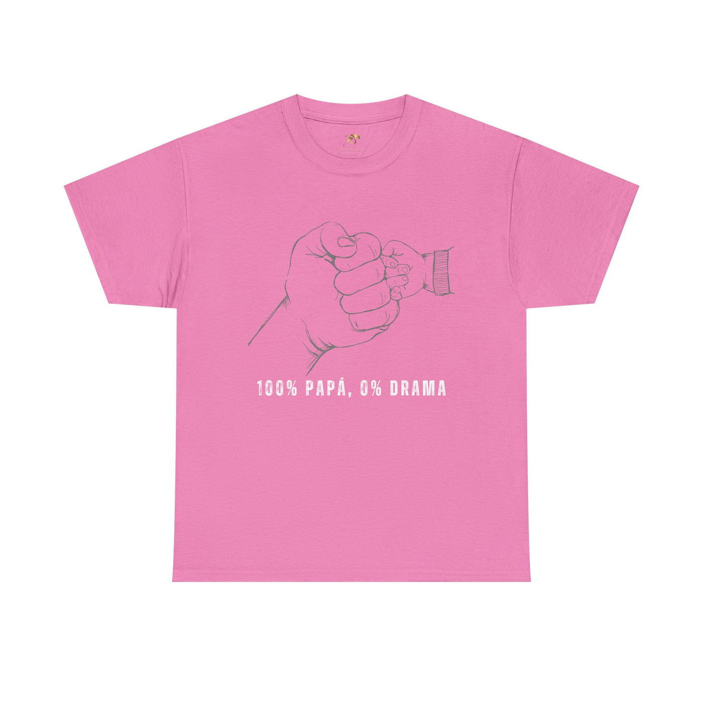 100 Percent Papá 0 Percent Drama Shirt | Funny Spanish Dad Tee | Fathers Day Gift for Dad| Cool Latino Dad Shirt | Parent Humor Graphic Tee