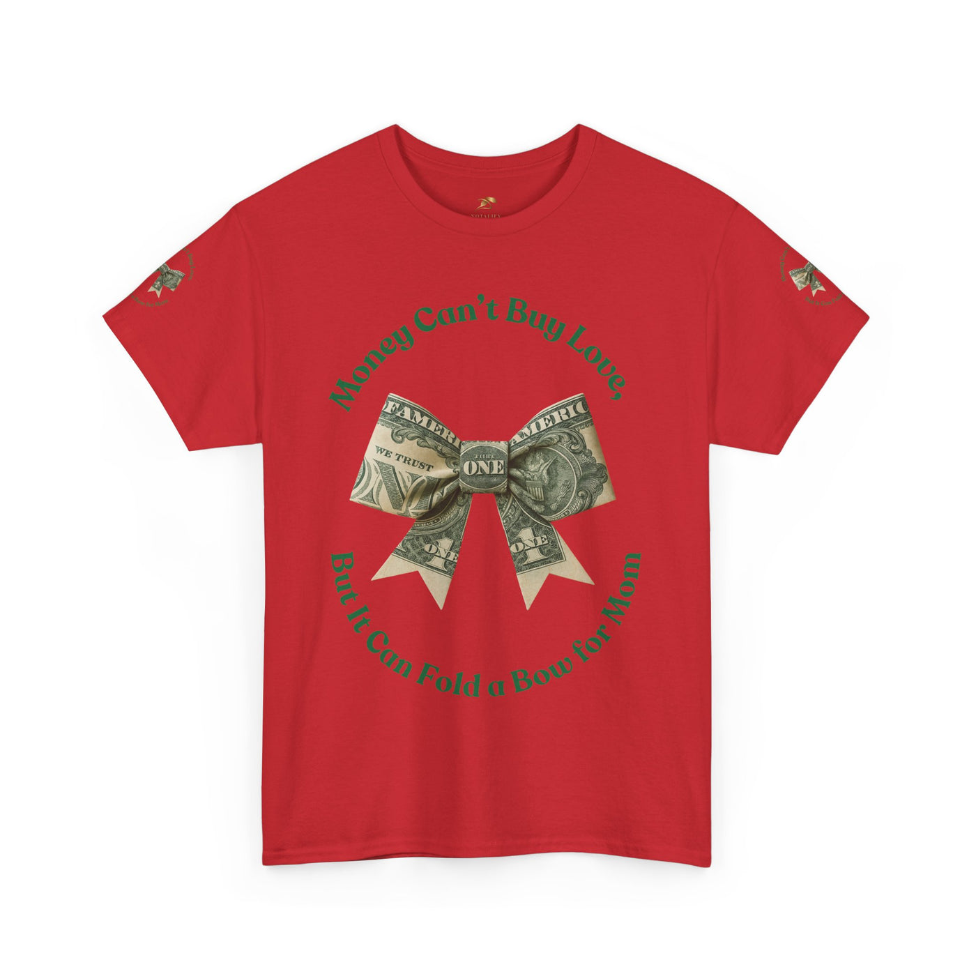 Mother's Day Money Bow Unisex Tee, Love for Mom, Gift for Her, Mother's Day Shirt, Funny Mom Tee, Mom makes Money, Mom but it all for me - NOTALIFY