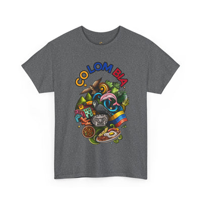 Colorful Unisex Heavy Cotton Tee with Joyful Message, Fun T-Shirt, Casual Wear, Gift for Friends, Summer Vibes, Festival Apparel - NOTALIFY
