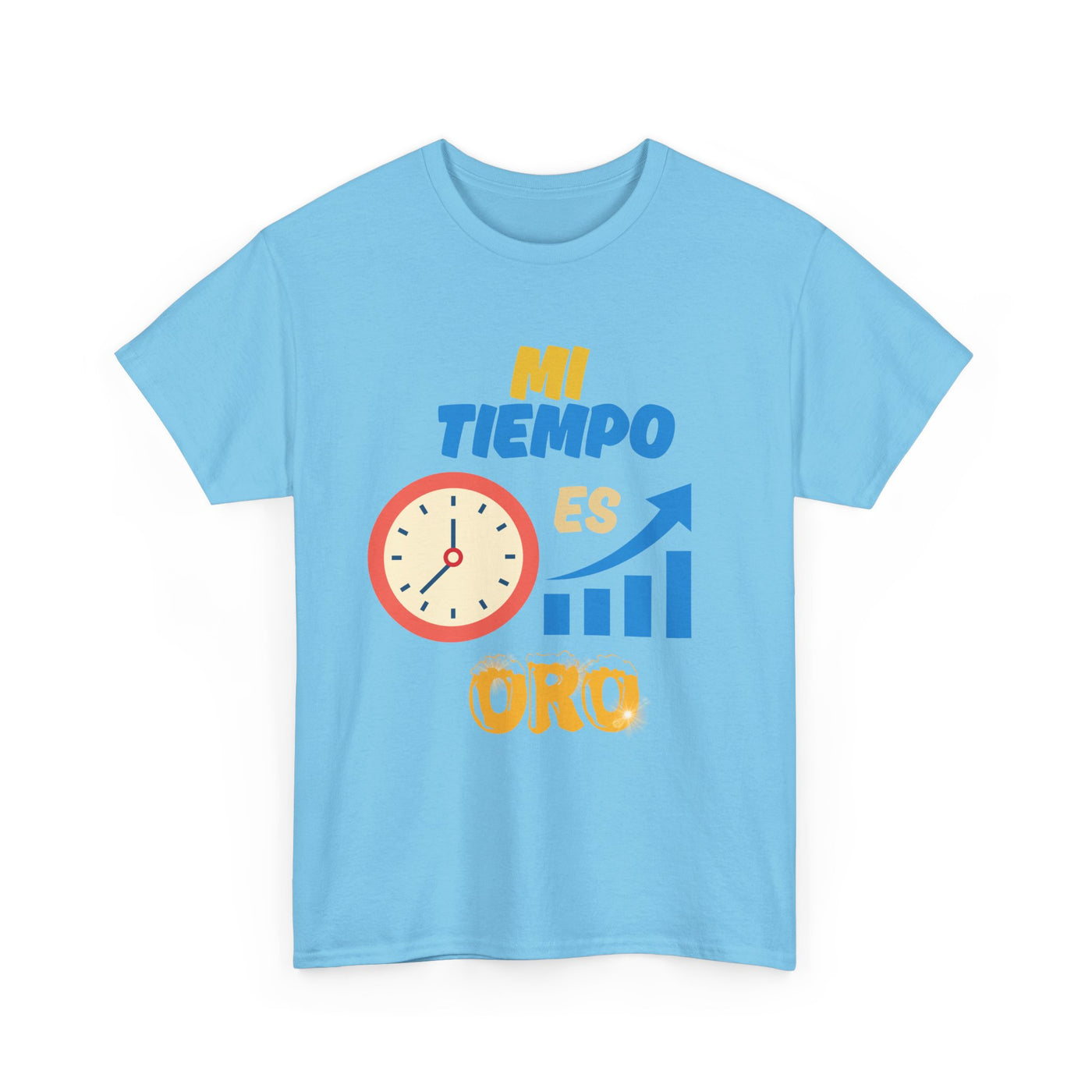 Mi Tiempo Es Oro Spanish Productivity T-Shirt | Time Management Motivational Tee | Entrepreneur Shirt | Focus and Hustle Shirt | Unisex