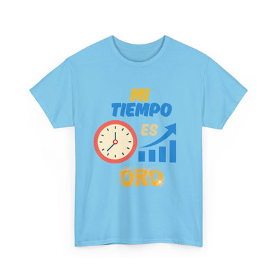 Mi Tiempo Es Oro Spanish Productivity T-Shirt | Time Management Motivational Tee | Entrepreneur Shirt | Focus and Hustle Shirt | Unisex