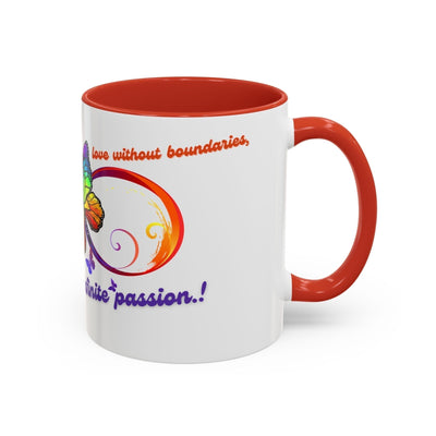 Show your drive with our "Live with Infinite Passion" tee and mug—idea