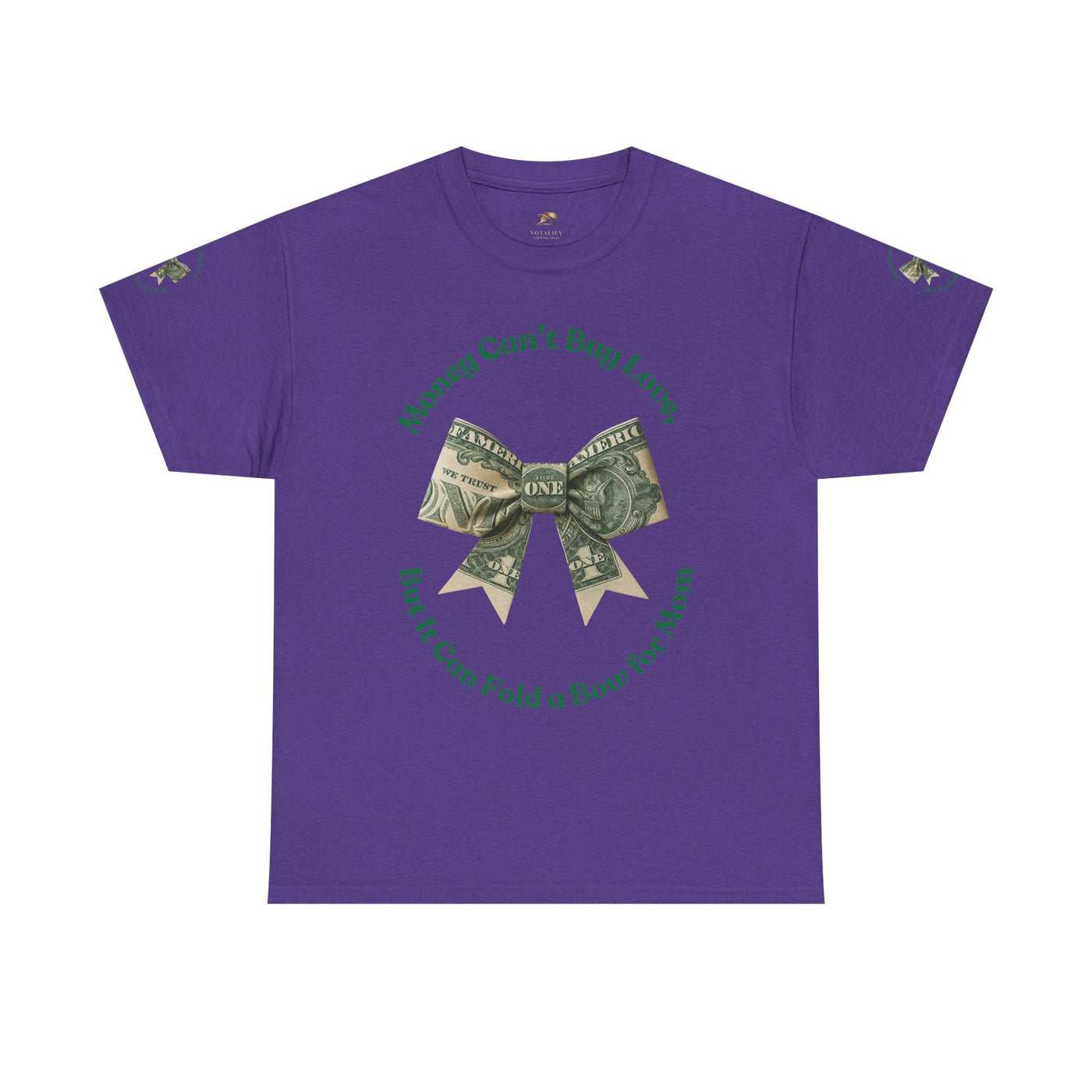 Mother's Day Money Bow Unisex Tee, Love for Mom, Gift for Her, Mother's Day Shirt, Funny Mom Tee, Mom makes Money, Mom but it all for me - NOTALIFY