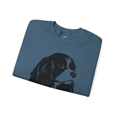 Cocker Spaniel Sweatshirt, Pet's Name Personalized Gift Idea, Cocker Spaniel Dog Owner Apparel, Custom Dog Paw Print Jumper, Comfy Crewneck - NOTALIFY