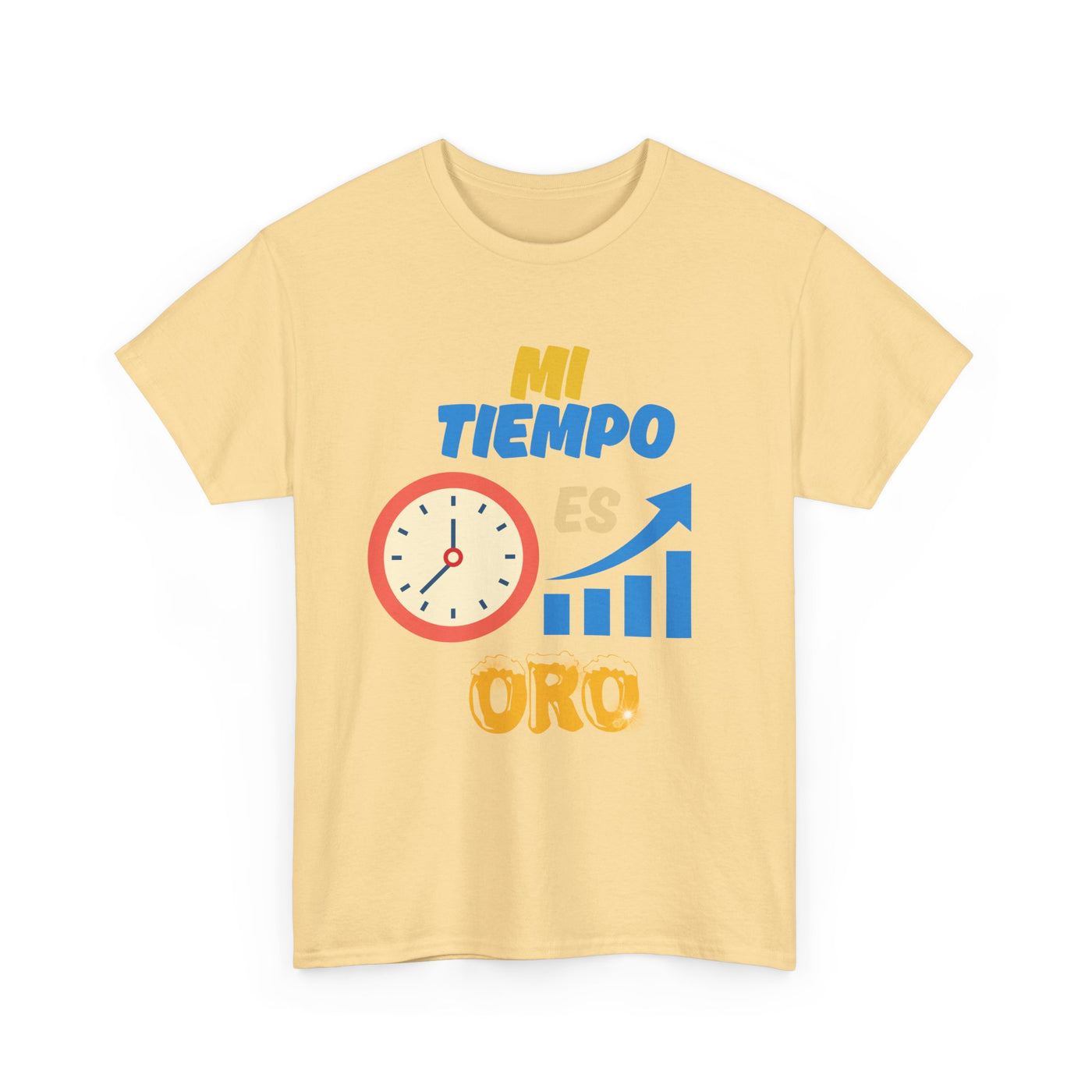 Mi Tiempo Es Oro Spanish Productivity T-Shirt | Time Management Motivational Tee | Entrepreneur Shirt | Focus and Hustle Shirt | Unisex