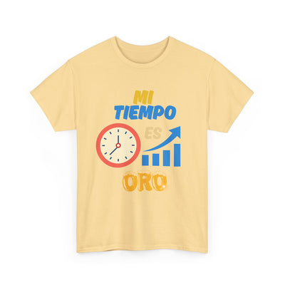 Mi Tiempo Es Oro Spanish Productivity T-Shirt | Time Management Motivational Tee | Entrepreneur Shirt | Focus and Hustle Shirt | Unisex