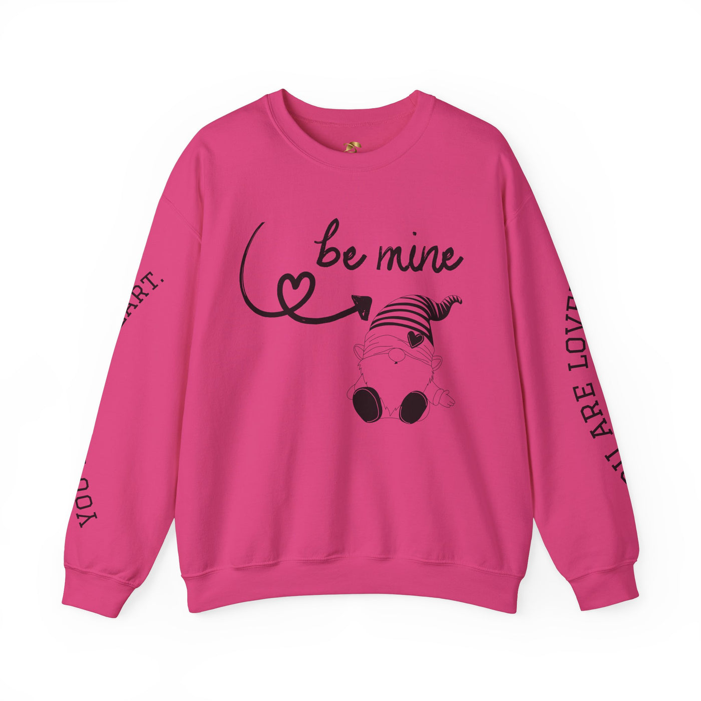 BE MINE Gnome Unisex Sweatshirt, Cozy Crewneck Jumper, Soft Pullover, Gender-Neutral Sweater, Casual Winter Shirt - NOTALIFY