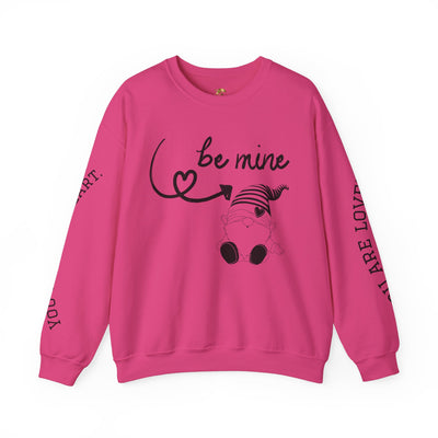 BE MINE Gnome Unisex Sweatshirt, Cozy Crewneck Jumper, Soft Pullover, Gender-Neutral Sweater, Casual Winter Shirt - NOTALIFY