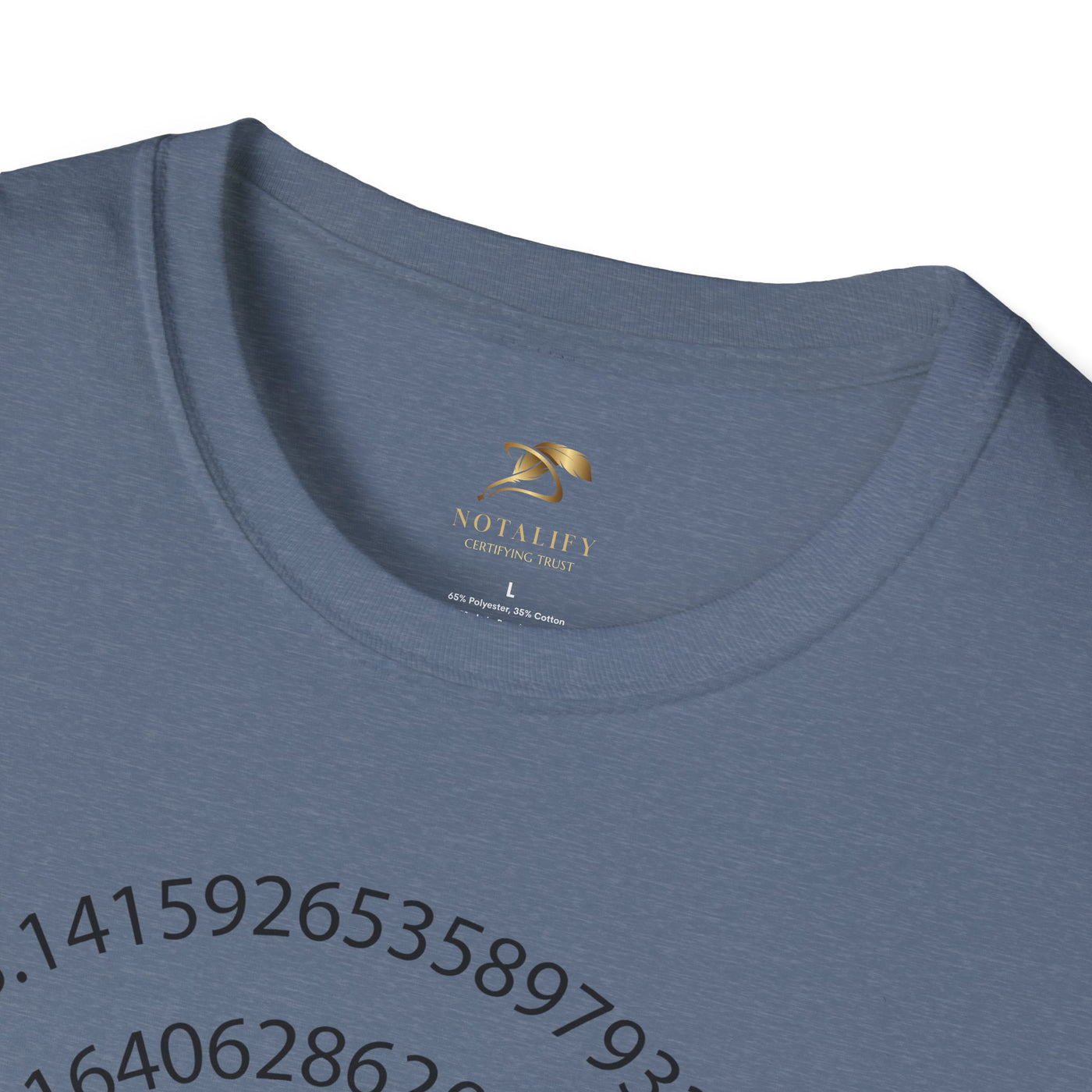 Pi Day Unisex Softstyle T-Shirt, Math Geek Gift, Irrationally Awesome Tee, March 14 Celebration Shirt, Mathematics Lover Top - NOTALIFY